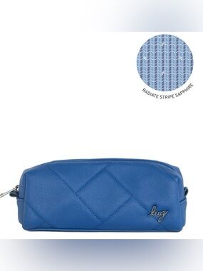 Lug Jib Matte Luxe Vegan Leather. Sapphire blue. NWT